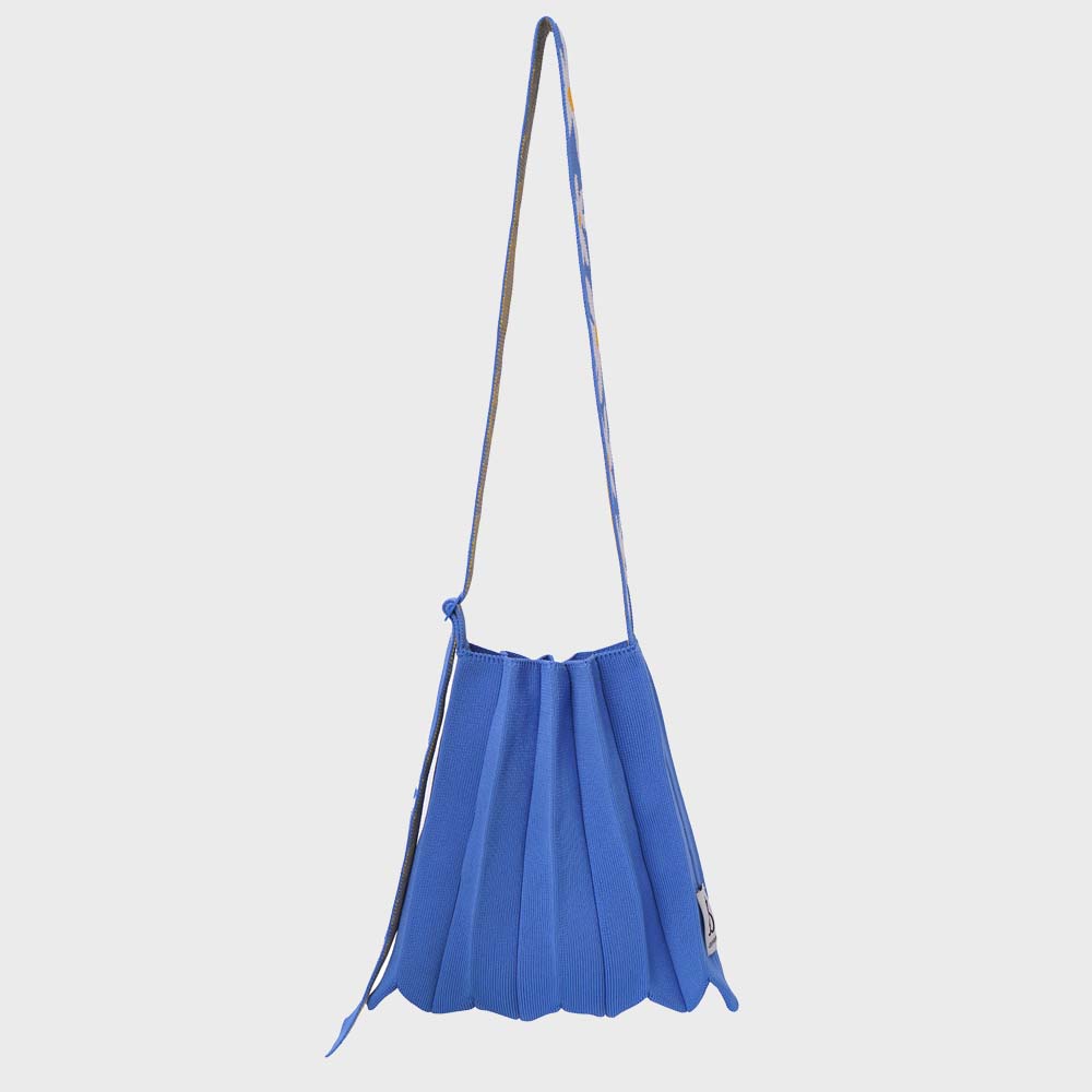 Lucky Pleats Knit Daisy Wing Gentle Blue