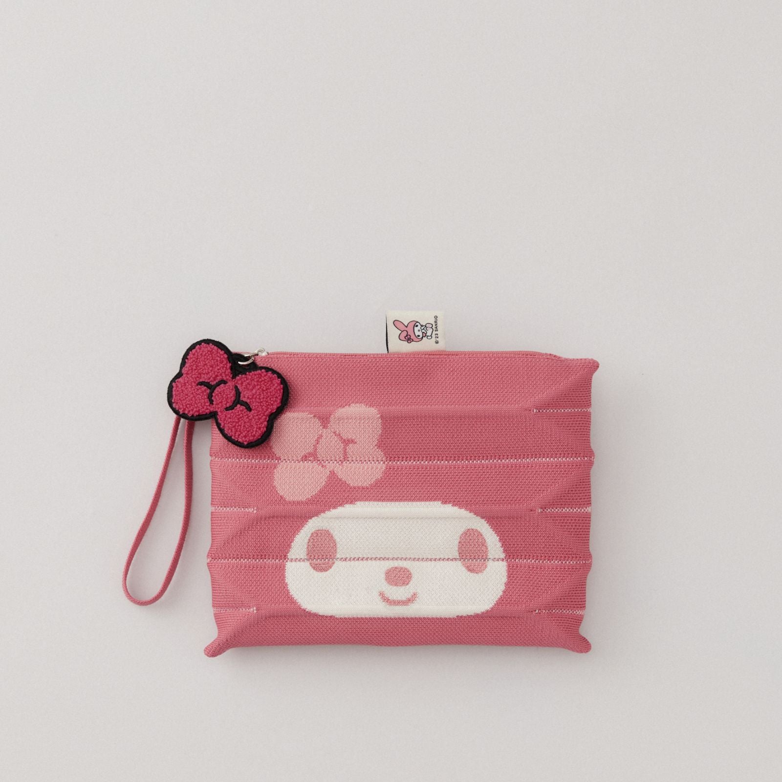 Lucky Pleats Knit Clutch S My Melody Pink Punch