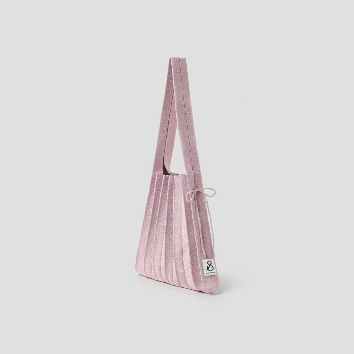 Lucky Pleats Knit M Starry Misty Pink