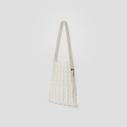 Lucky Pleats Knit M Fiori Cream White