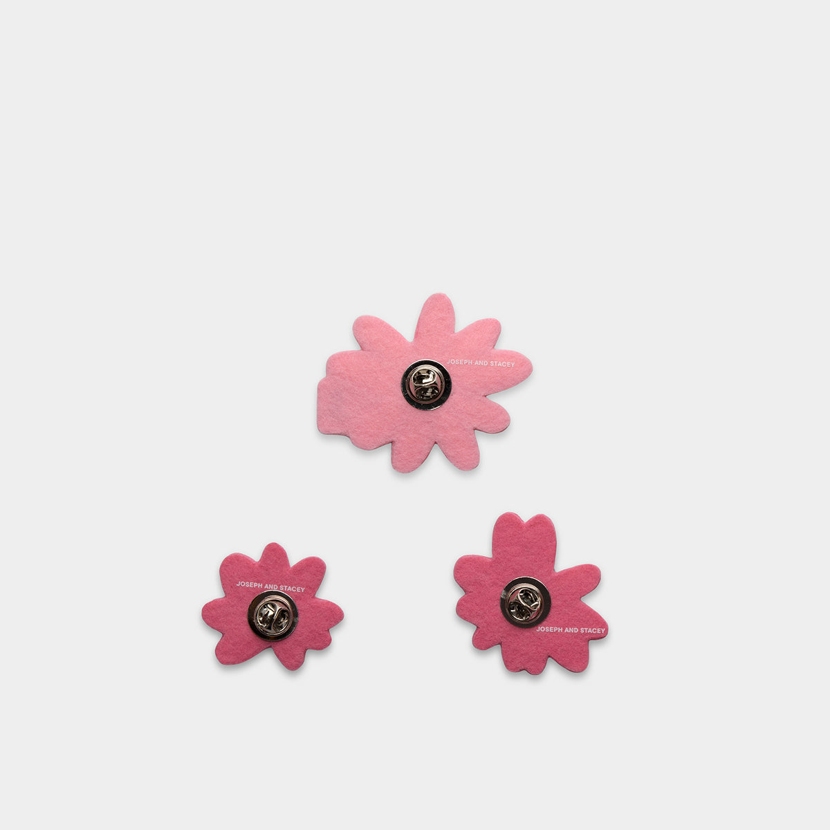 Daisy Brooch Set Pink