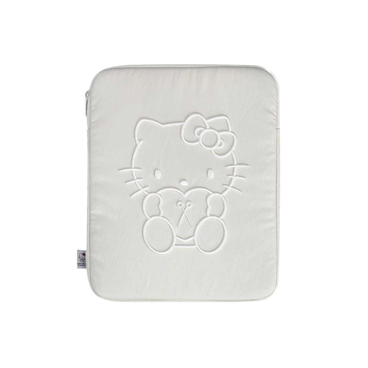 Sleek Tablet Pouch 11" Hello Kitty White