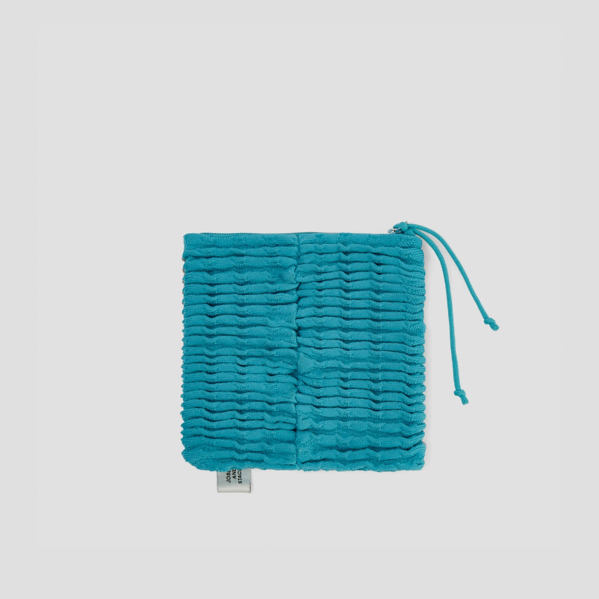 Blow Flow Knit Pouch M Aqua Mint