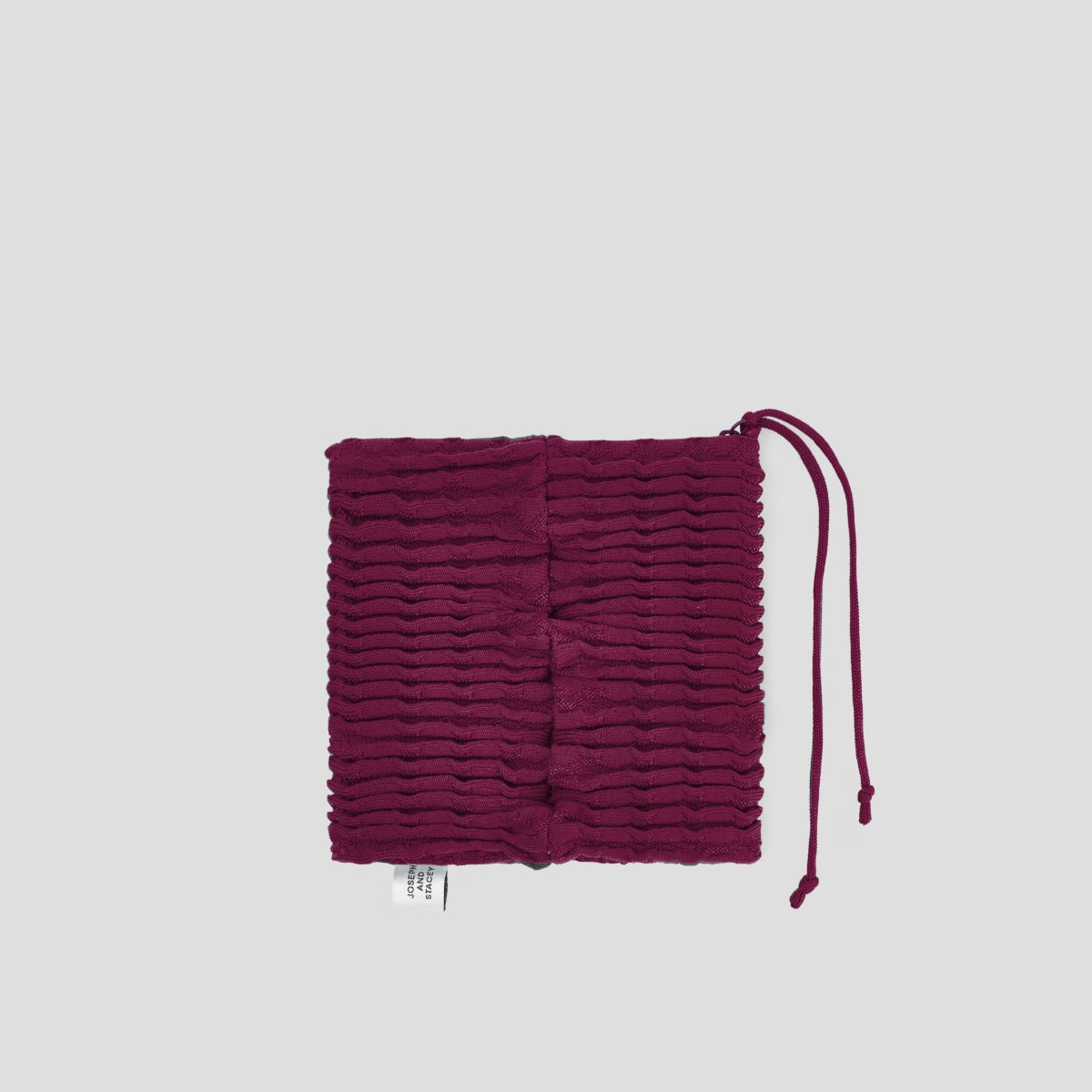 Blow Flow Knit Pouch M Magenta Purple