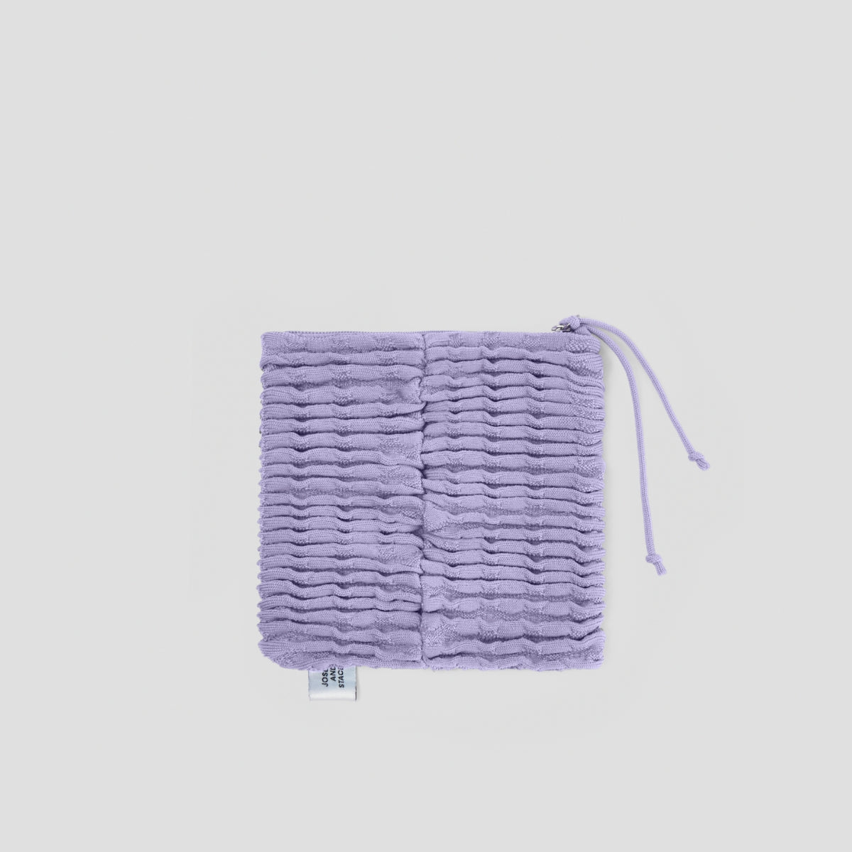 Blow Flow Knit Pouch M Lavendar