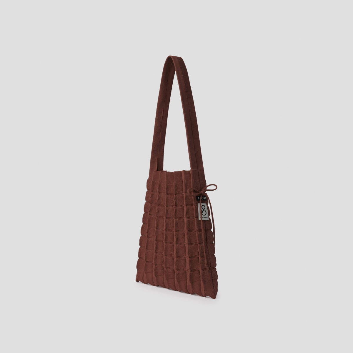 Lucky Pleats Knit M Fiori Peanut Brown