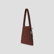 Lucky Pleats Knit M Fiori Peanut Brown