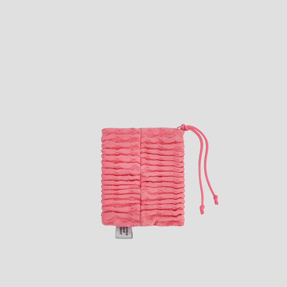 Blow Flow Knit Pouch S Barbie Pink