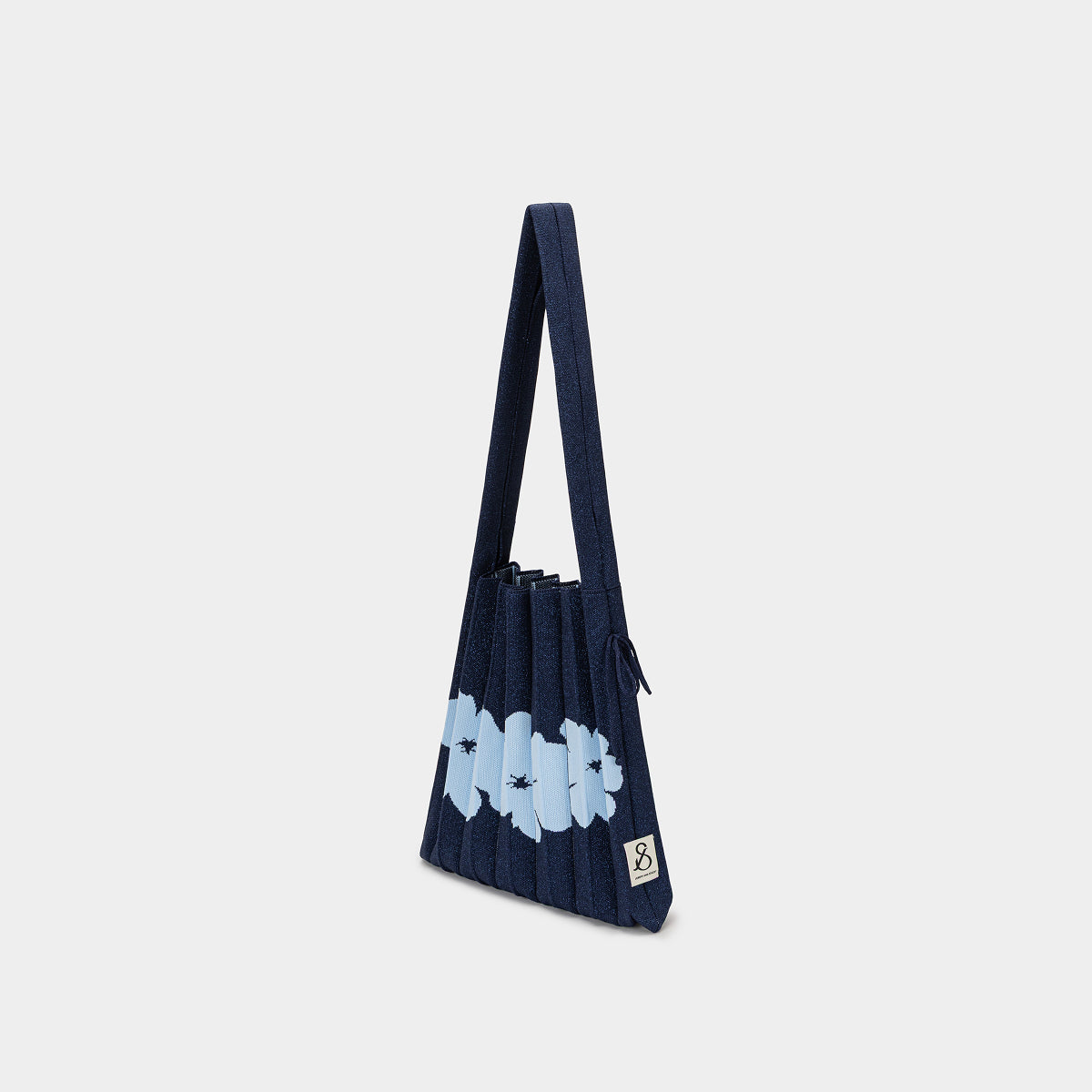 Lucky Pleats Knit M Aloha Rainbow Navy
