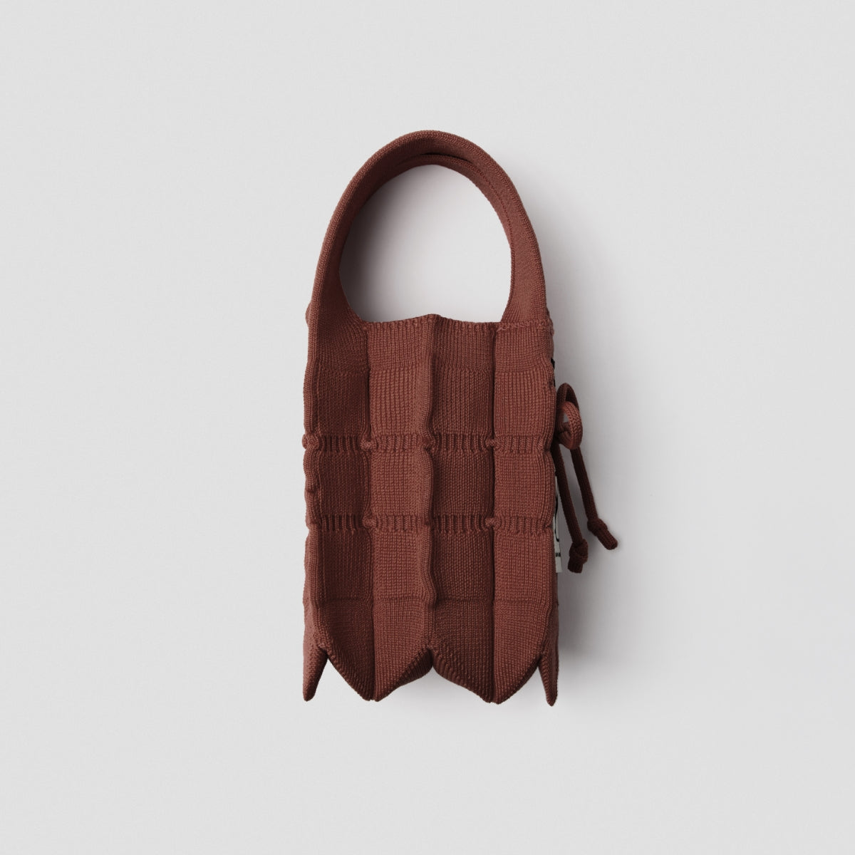 Lucky Pleats Knit Mini Cross Fiori Peanut Brown