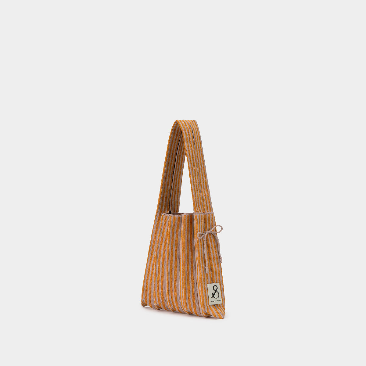 Lucky Pleats Knit S Stripe Orange