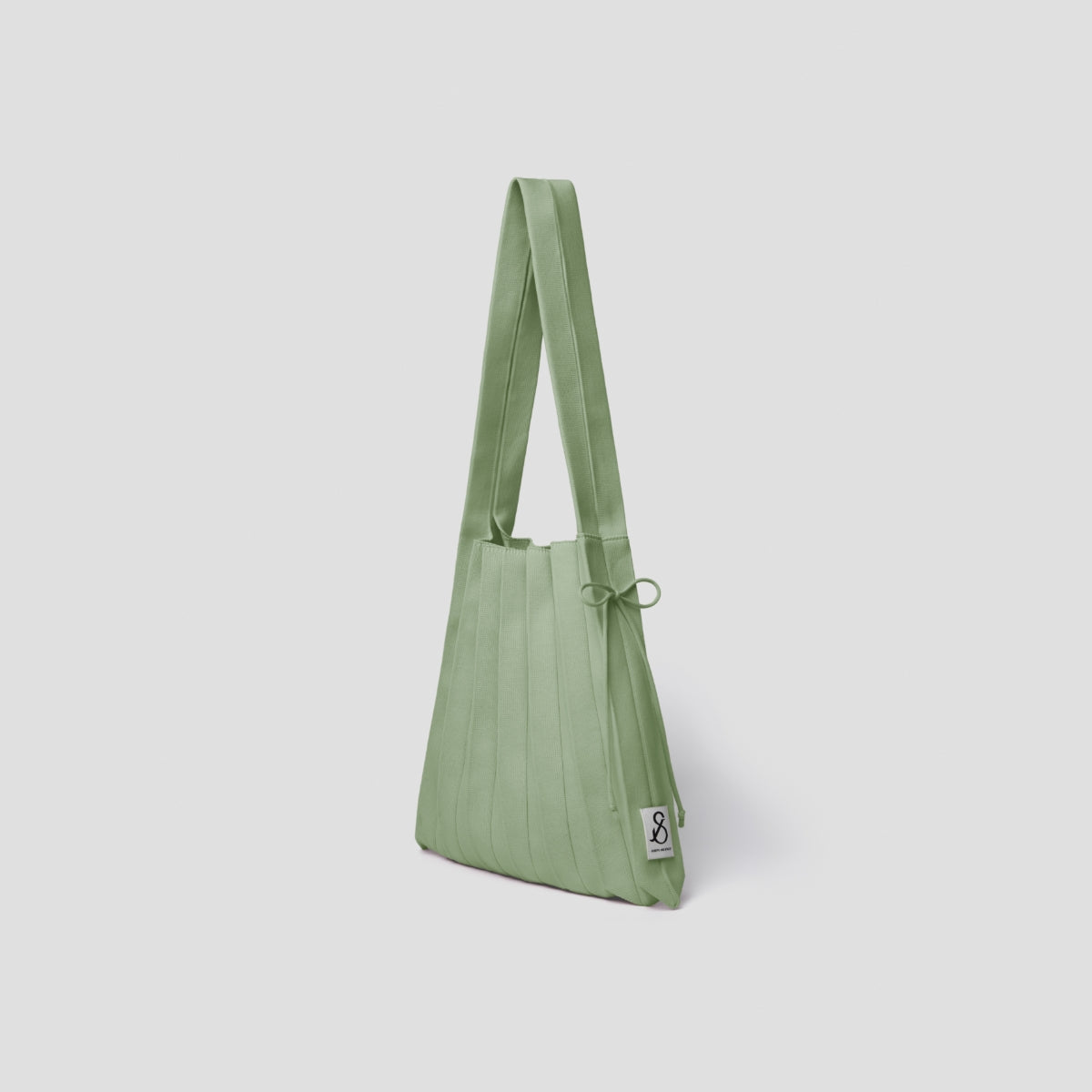 Lucky Pleats Knit M Sage Green