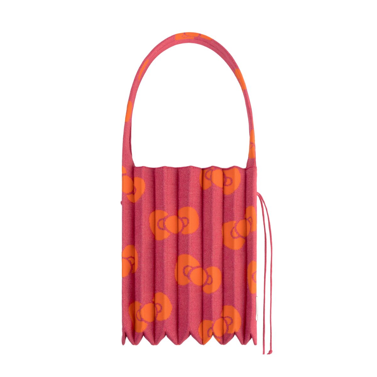 Lucky Pleats Knit M Leopard Hello Kitty Spark Orange