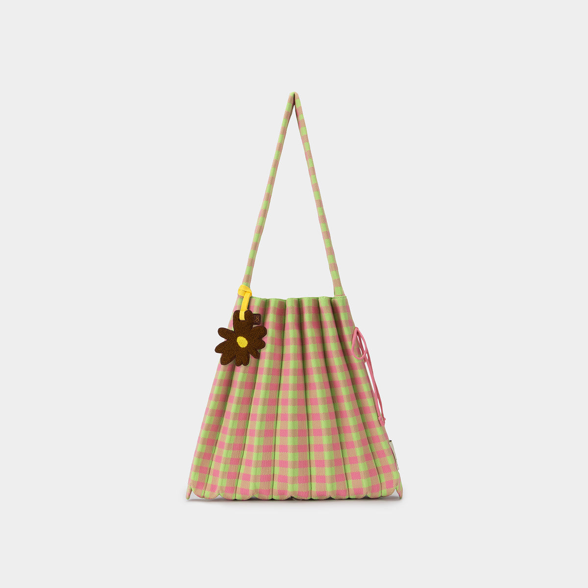 Daisy Strap Keyring Brown