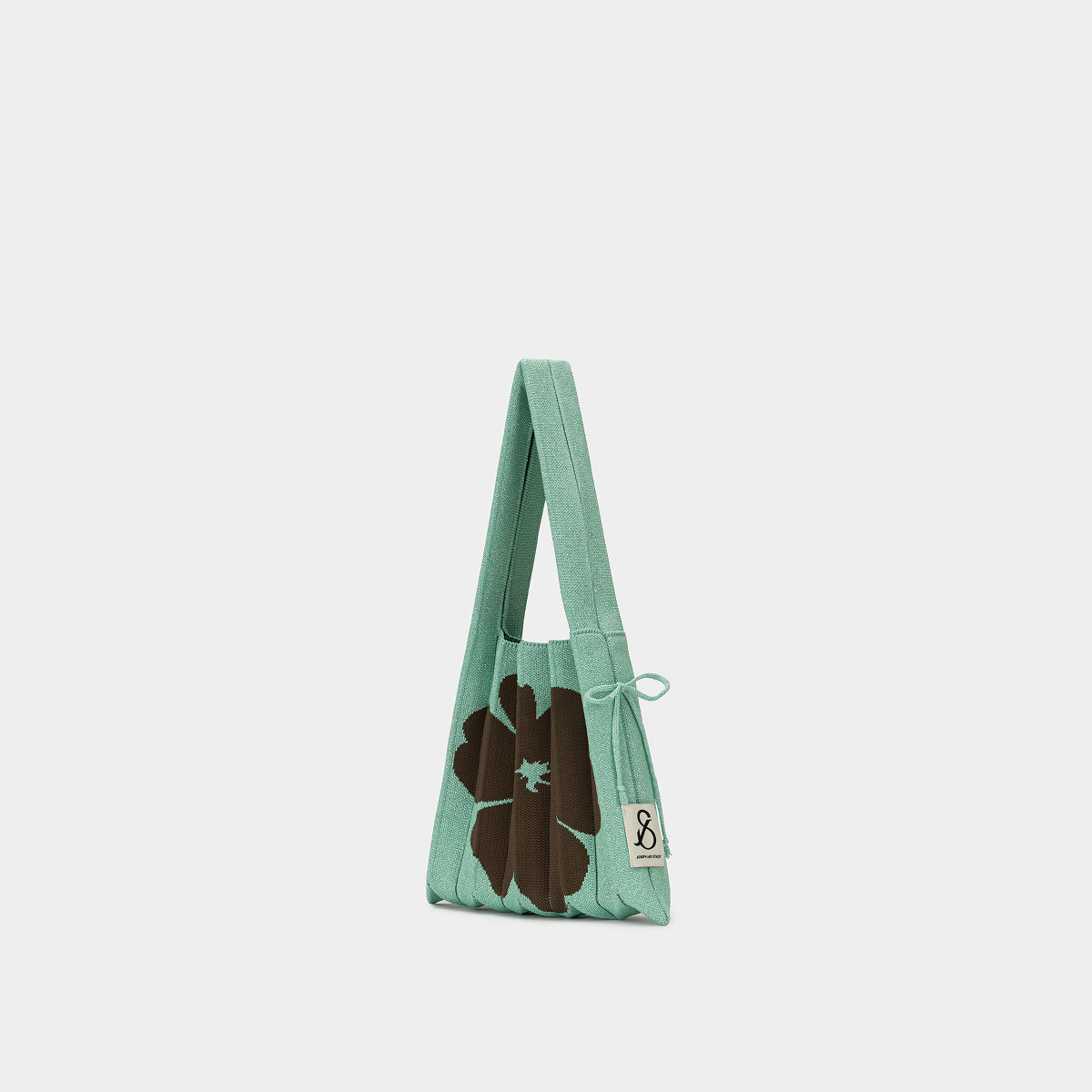 Lucky Pleats Knit S Aloha Mint Chocolate
