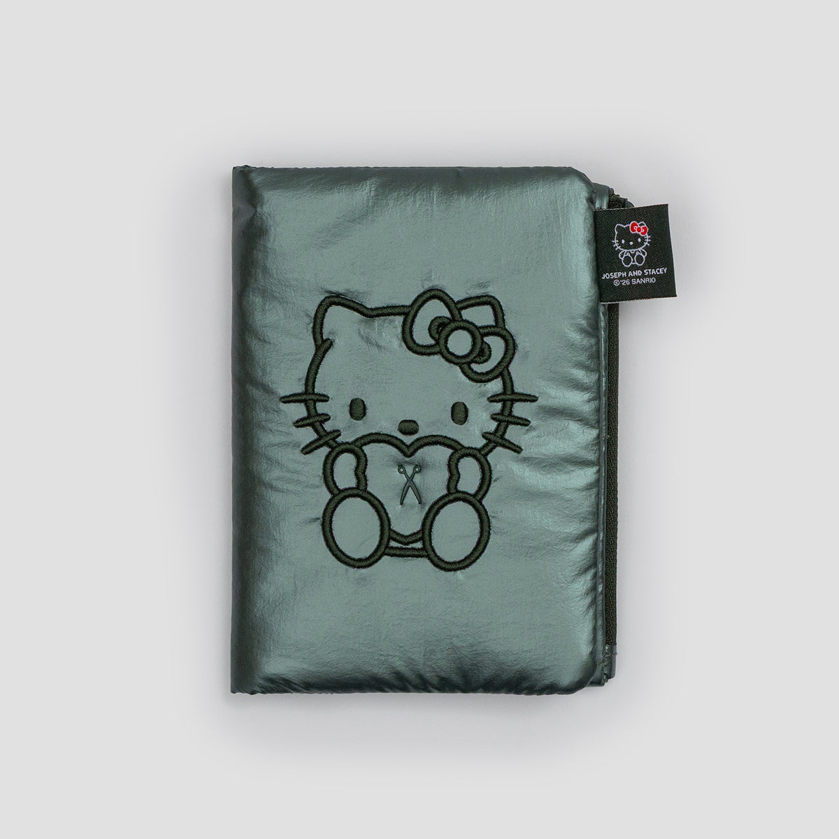 Travel Wallet Hello Kitty Sleek Green