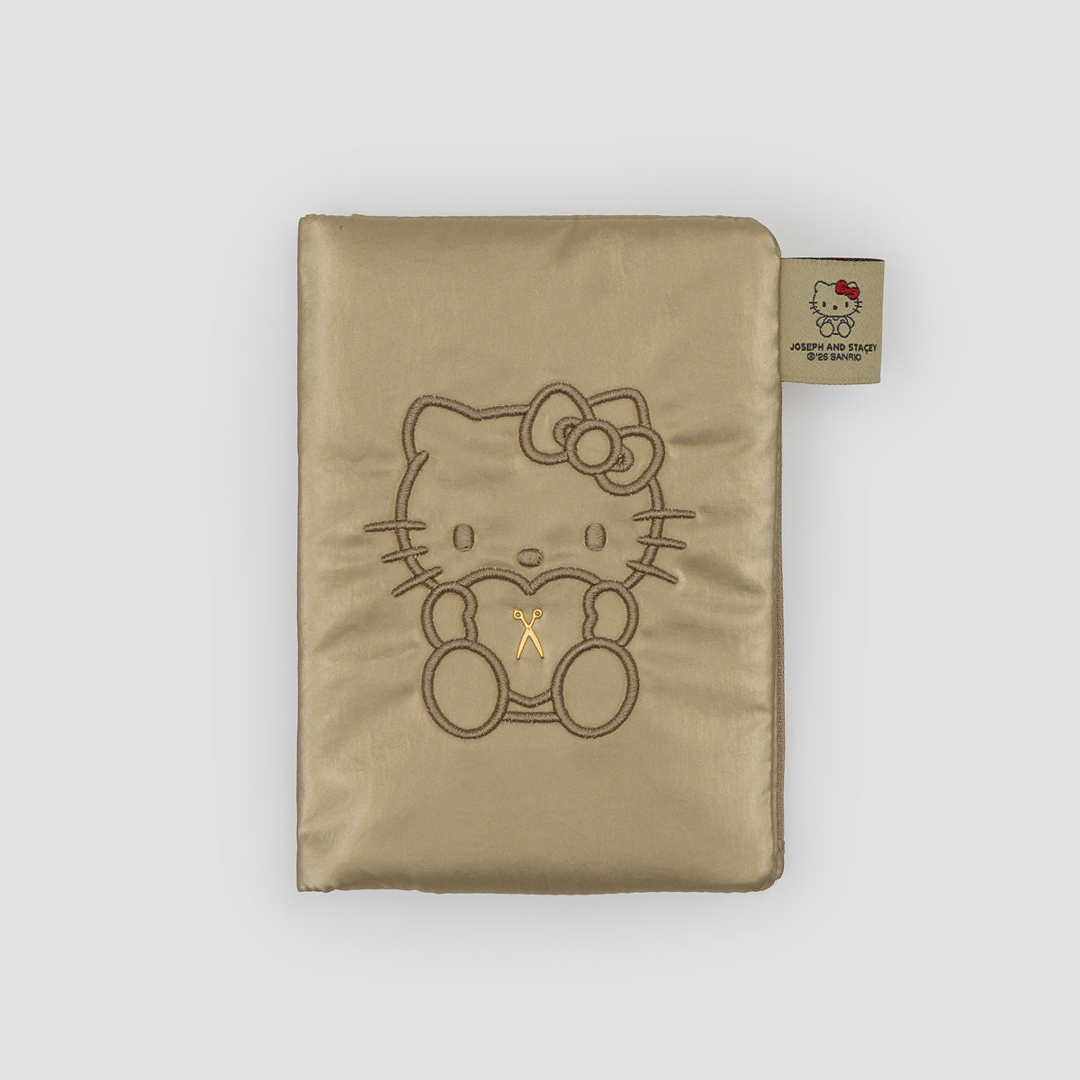 Travel Wallet Hello Kitty Sleek Gold