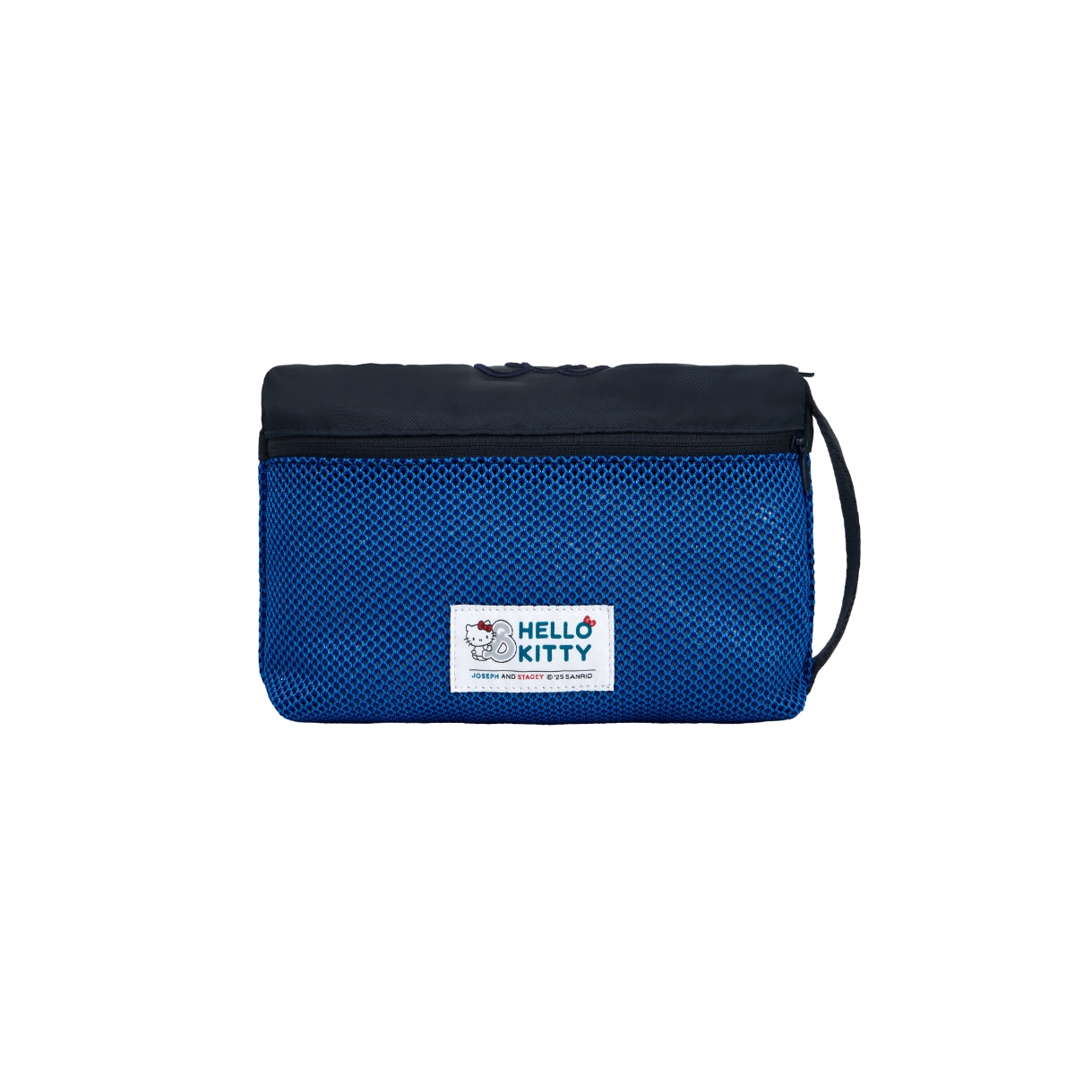 Mesh Pouch S Hello Kitty Blue Navy
