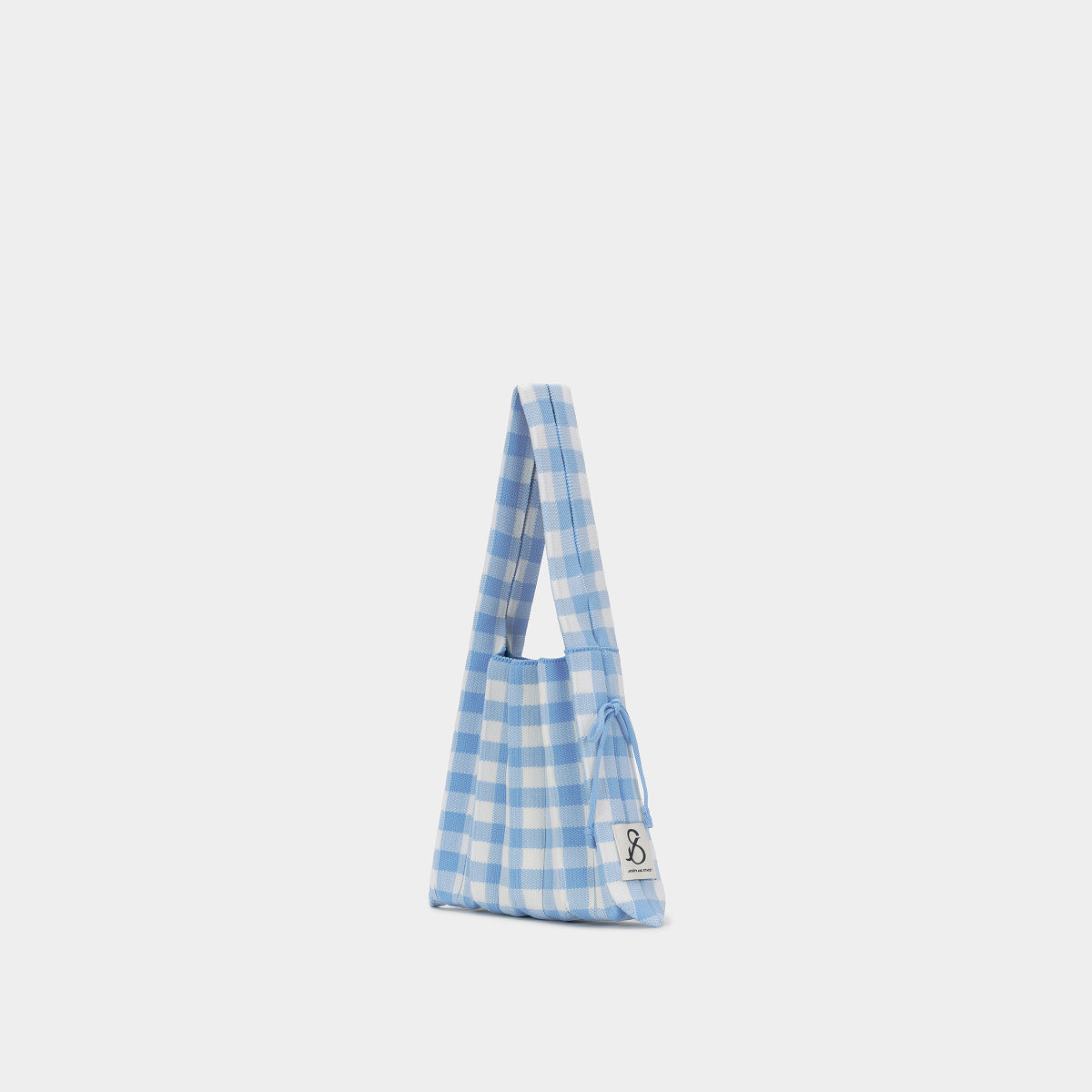 Lucky Pleats Knit S Check Soda Blue