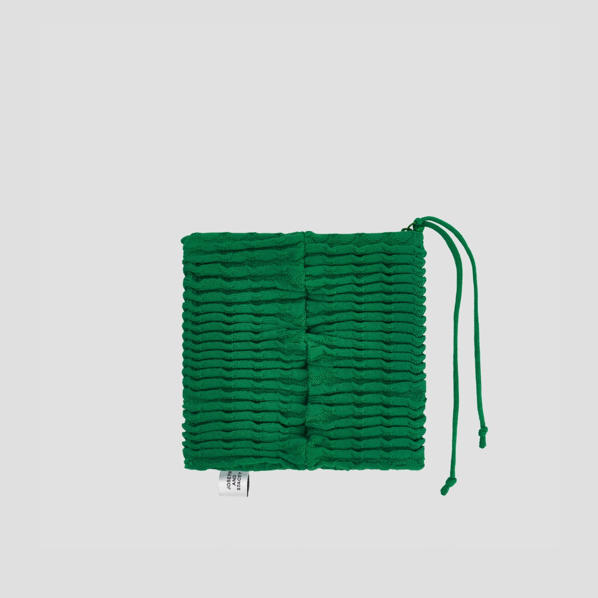 Blow Flow Knit Pouch M Jelly Green