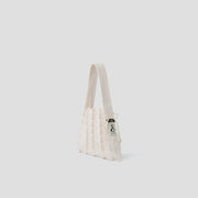 Lucky Pleated Knit S Fiori Cream White