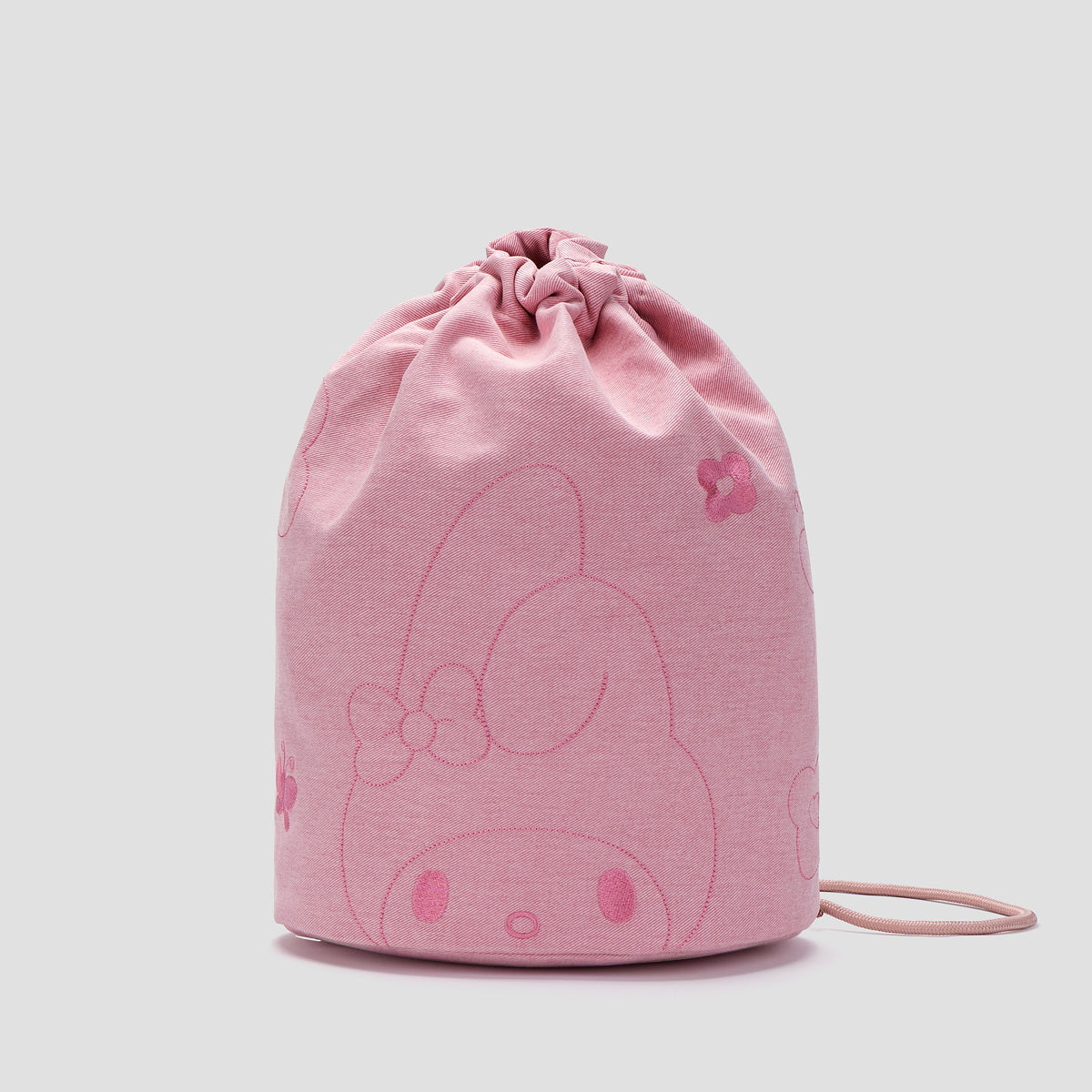 Denim String Backpack My Melody Washed Pink