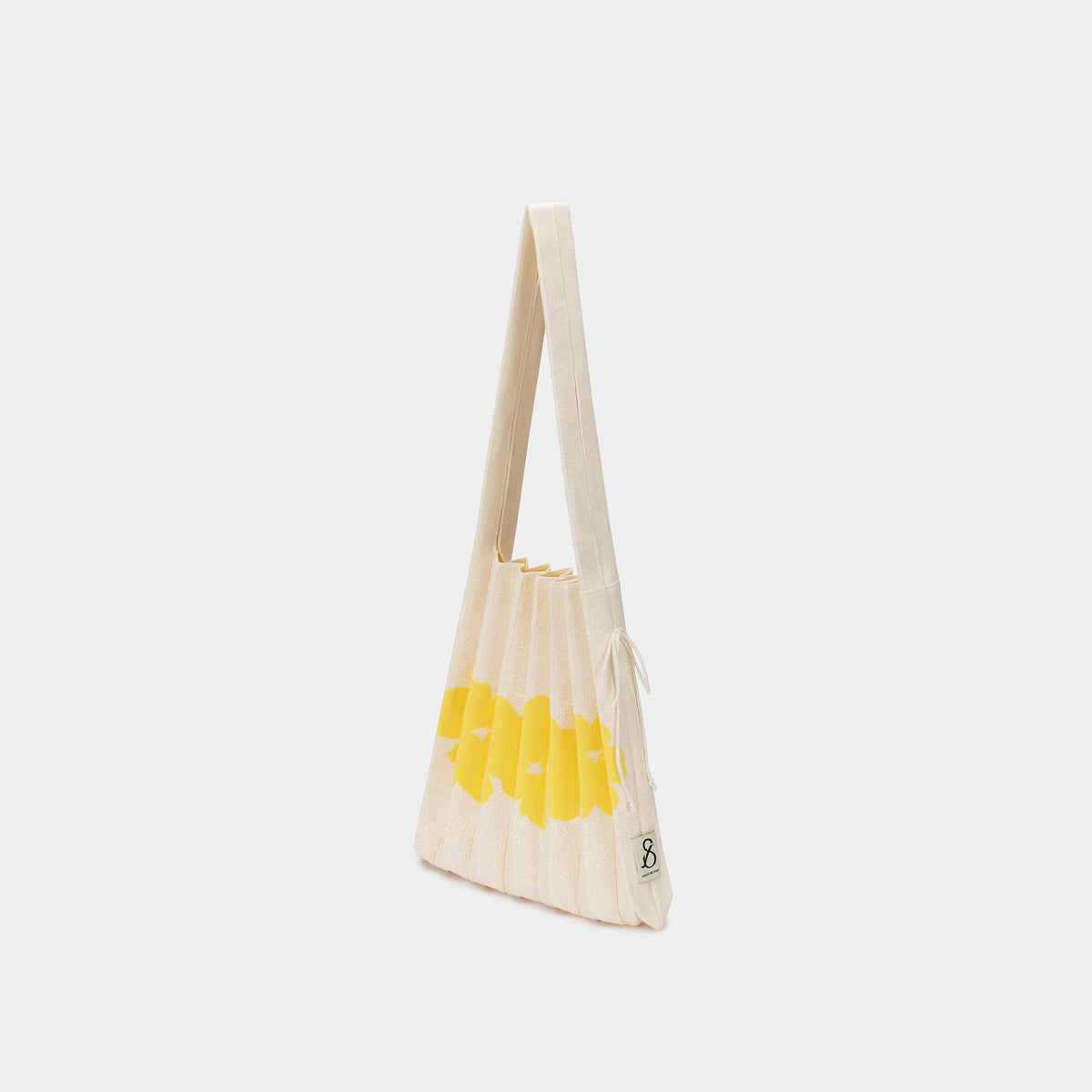 Lucky Pleats Knit M Aloha Coconut White