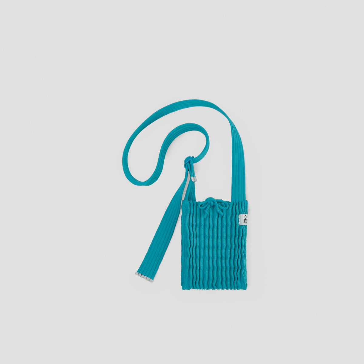 Blow Flow Knit Cell Bag Aqua Mint