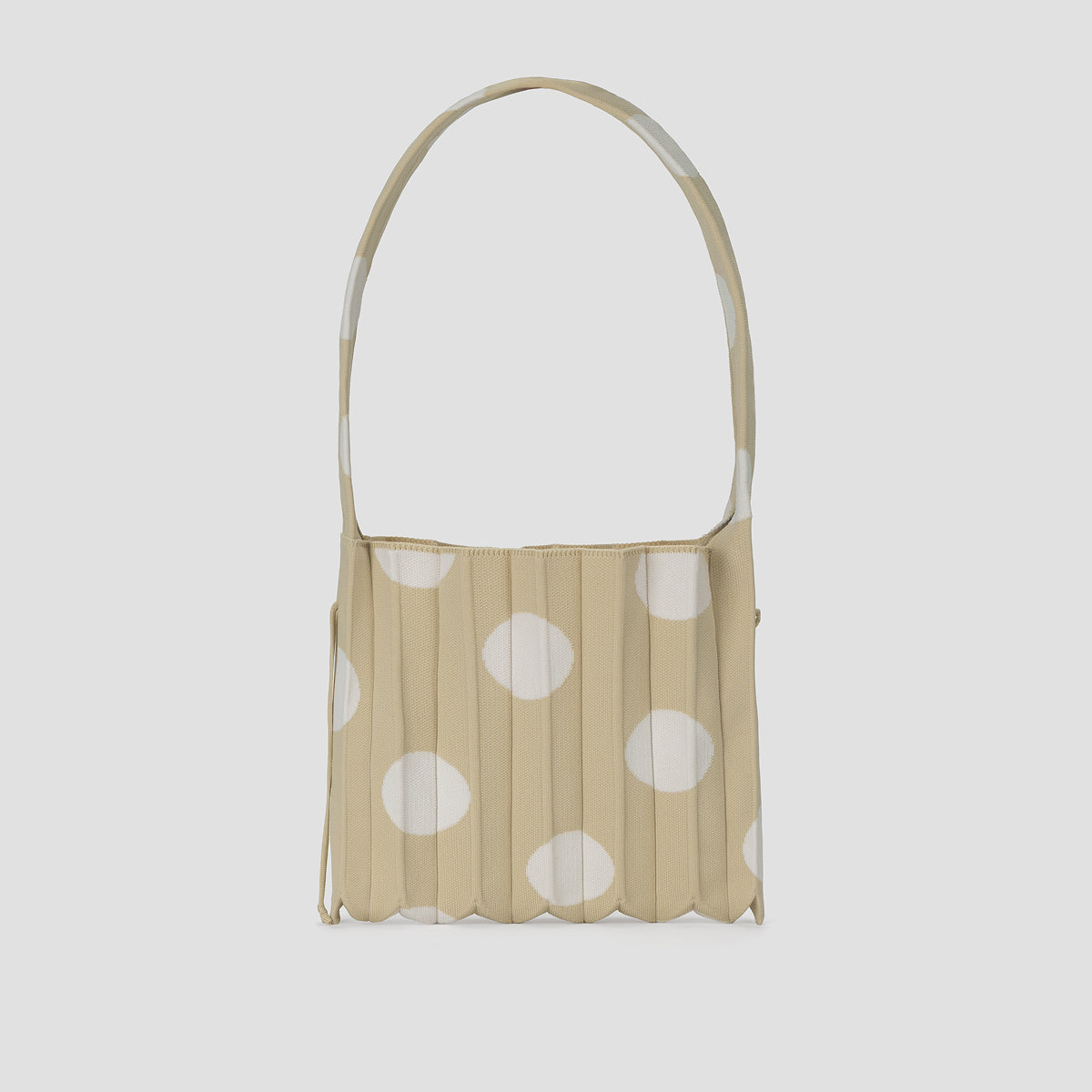 Lucky Pleats Knit Cross Dot Tender Yellow