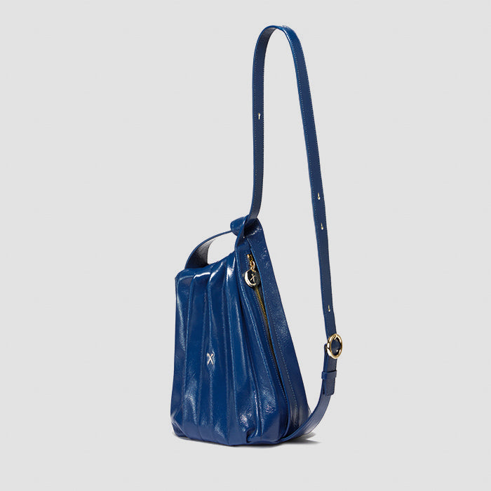Lucky Pleats Pumpkin Bag Majolica Blue