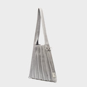 Lucky Pleats Knit M Starry Platinum