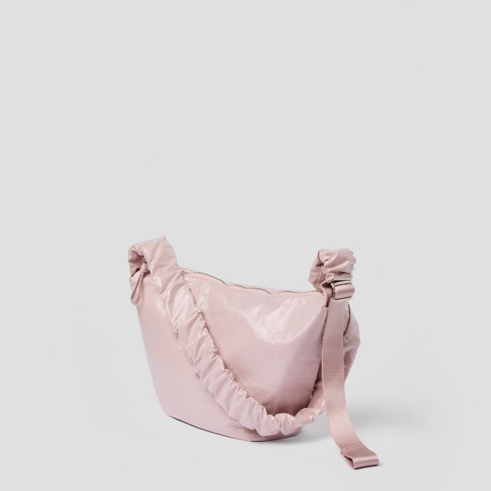 Daily Shirring Bag M Pink Salt