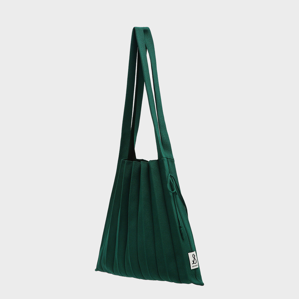 Lucky Pleats Knit M Deep Forest