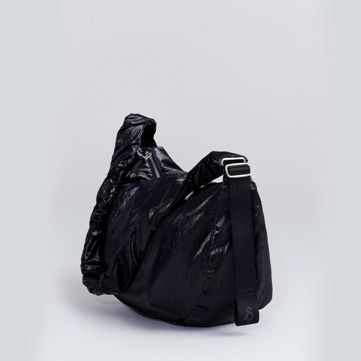 Daily Shirring Bag L Sleek Black