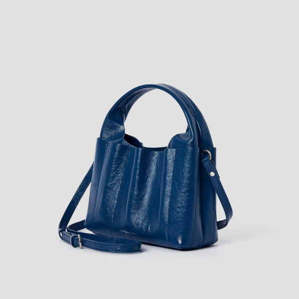 Ruffle Tote Bag Majolica Blue