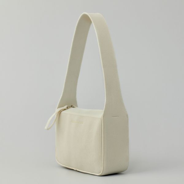LPK Arton Knit Shoulder Bag M Jasmine White