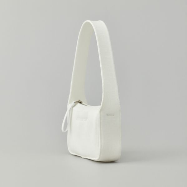 LPK Arton Knit Shoulder Bag S Starry Milky White