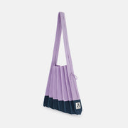 Lucky Pleats Knit M Mix Plum