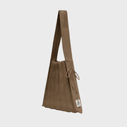 Lucky Pleats Knit M Melting Choco