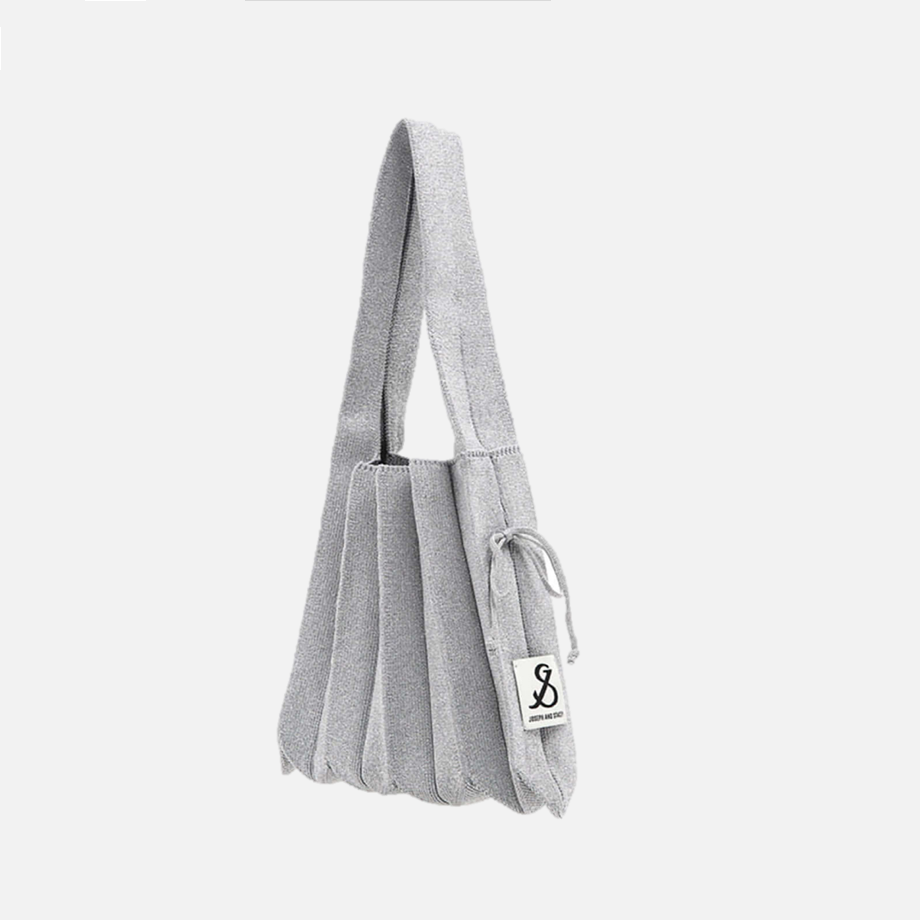 Lucky Pleats Knit S Starry Platinum