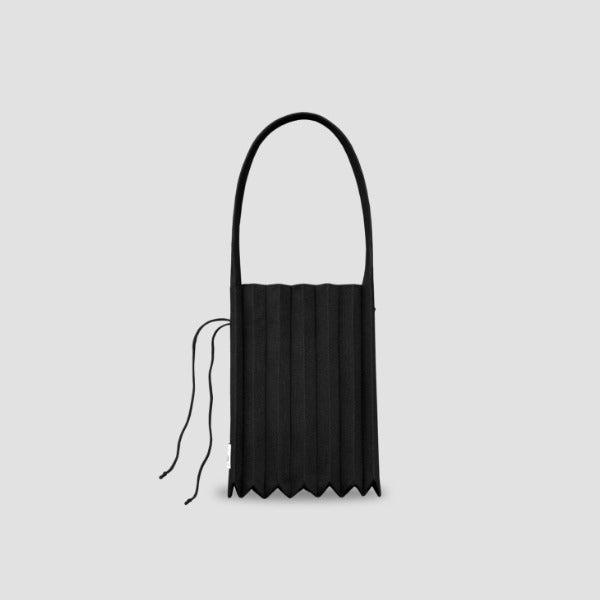 Lucky Pleats Knit M Starry Black