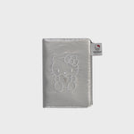 Sleek Travel Wallet Hello Kitty Silver