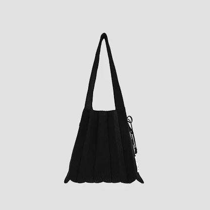 Lucky Pleats Knit S Rich Black