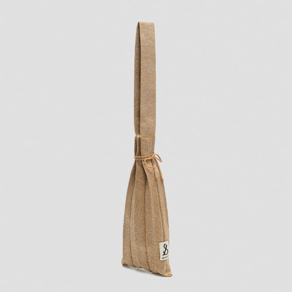 Lucky Pleats Knit Starry Wine Bag Champagne
