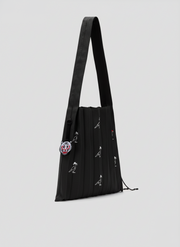 Lucky Pleats Knit M Tiger and Birds Rich Black