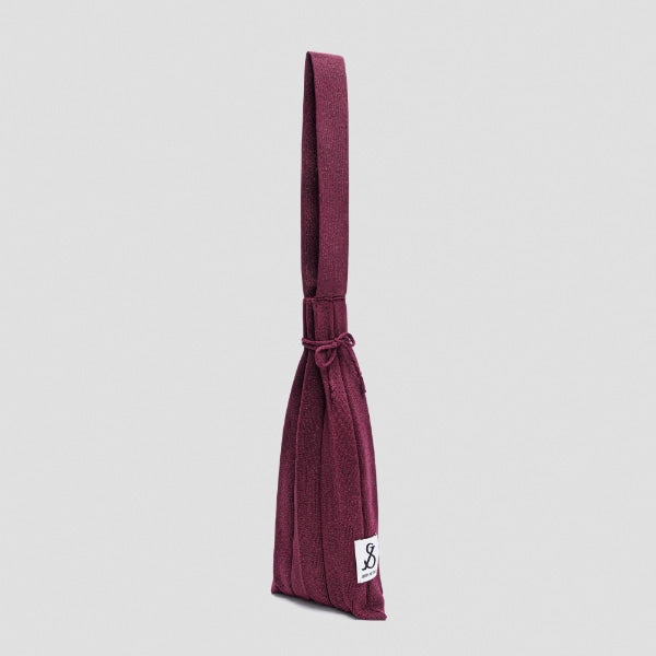 Lucky Pleats Knit Starry Wine Bag Red Wine