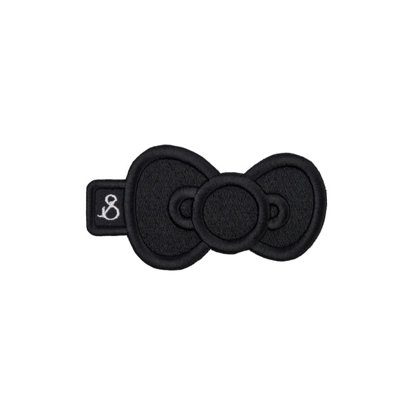 Lucky Hello Kitty Ribbon Embroidery Wappen	Black