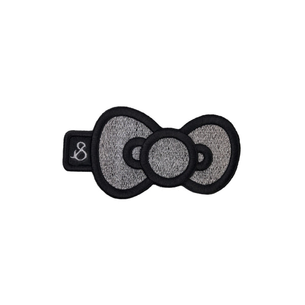 Lucky Hello Kitty Ribbon Embroidery Wappen	Platinum