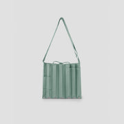 Lucky Pleats Knit Pocket Cross Basil