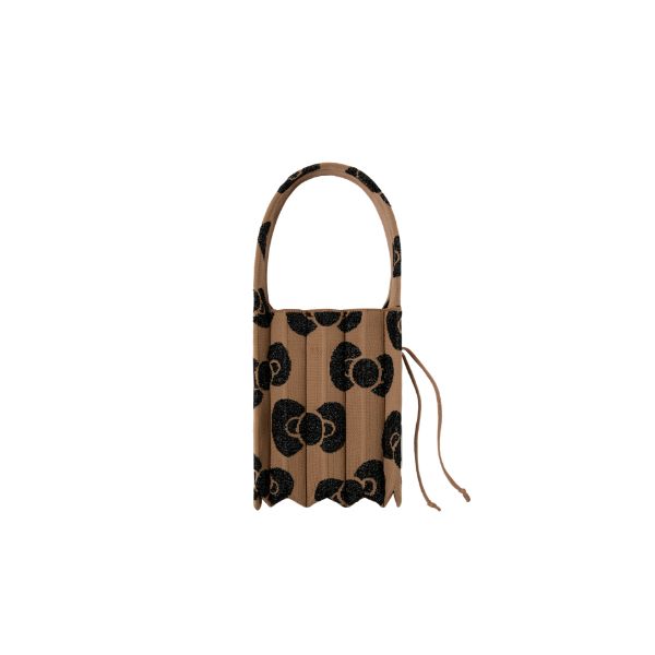 Lucky Pleats Knit S Leopard Hello Kitty Tan Brown